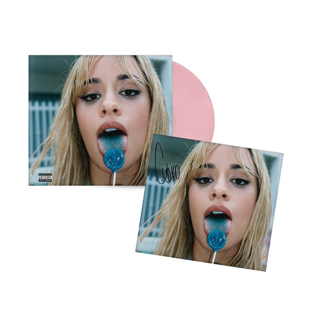 Camila Cabello C,XOXO Exclusive Baby Pink Vinyl + signed Card 359807